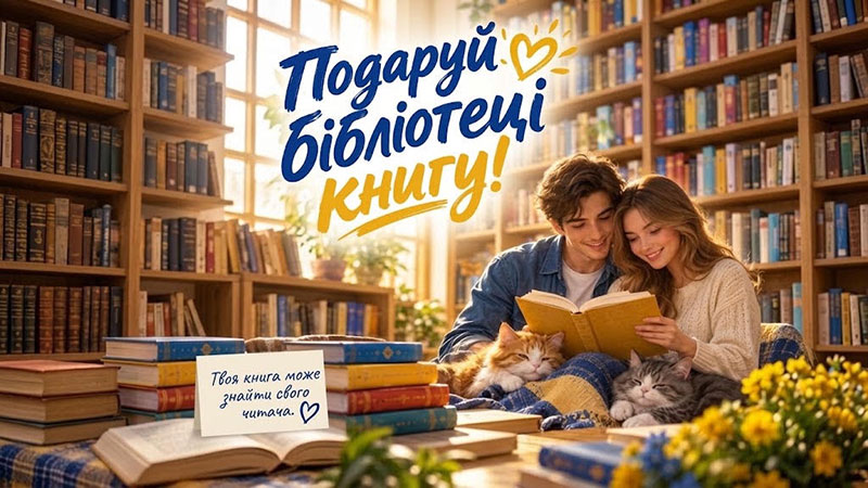 Ви зараз переглядаєте Подаруй книгу – поділися історією!